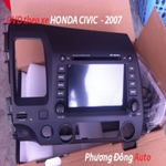 DVD theo xe Honda Civic 2007 | KM Camera hồng ngoại
